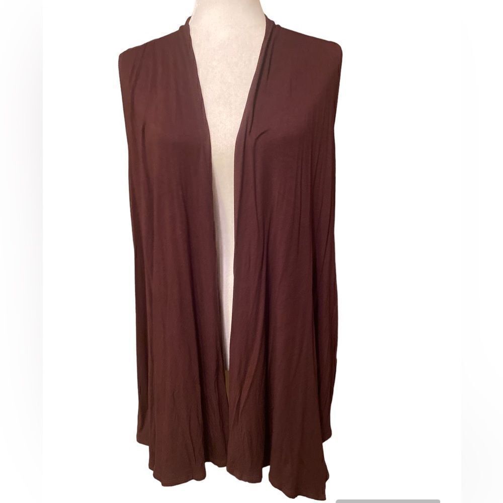 Design by Olivia Brown Vest Size XL